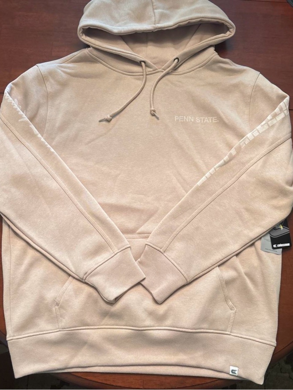 Colosseum Penn State Hoodie in Beige